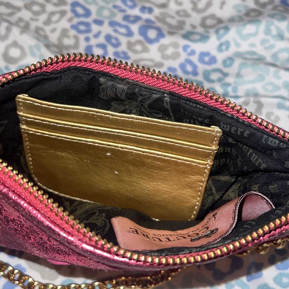 Vintage Pink Small Juicy Couture Purse Handbag Mi… - image 8