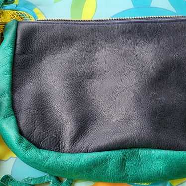 Kmm navy and teal crossbody - image 1