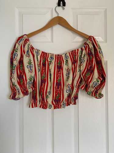 Pantano Clothing Cropped Blouse (L) | Used,…