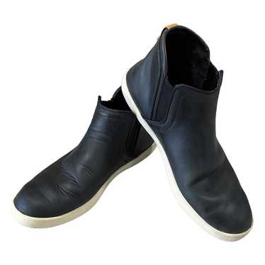 Teva Willow Chelsea Black Leather Ankle Boots Wom… - image 1