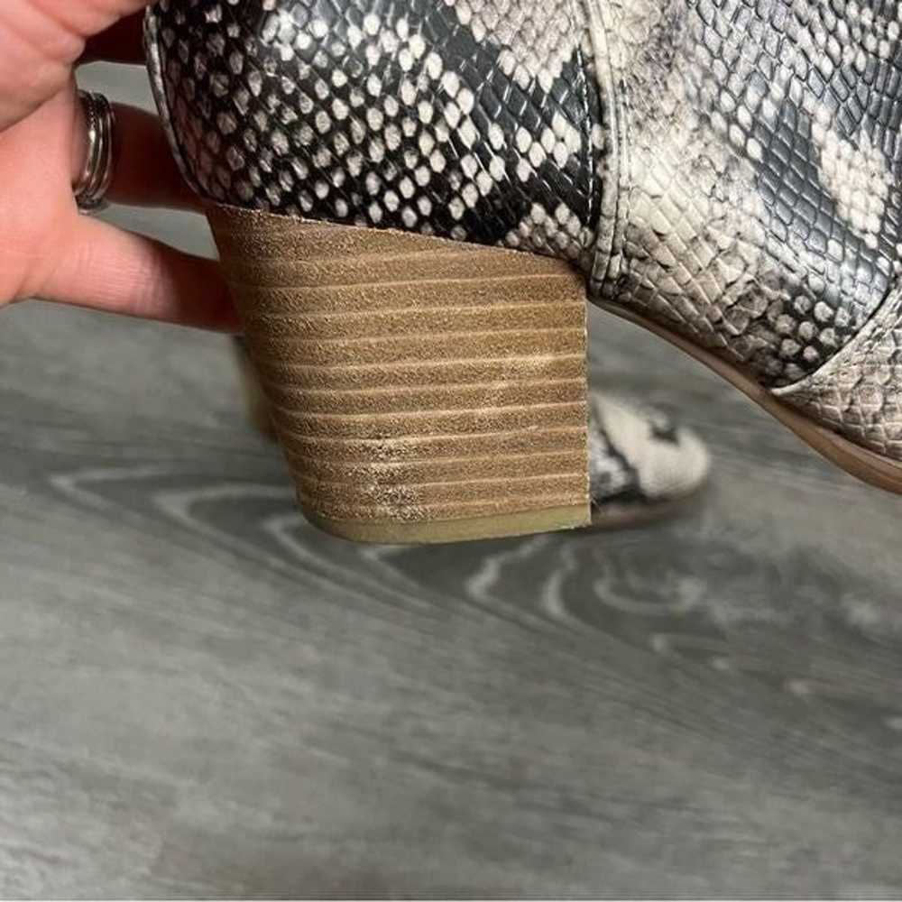 Carlos Santana Rowan Snakeskin heel ankle booties… - image 4
