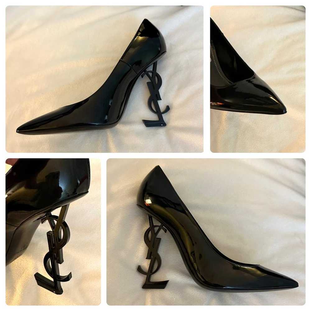 Saint Laurent Opyum patent leather heels - image 5