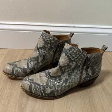 Snakeskin ankle booties - Lucky Brand - image 1