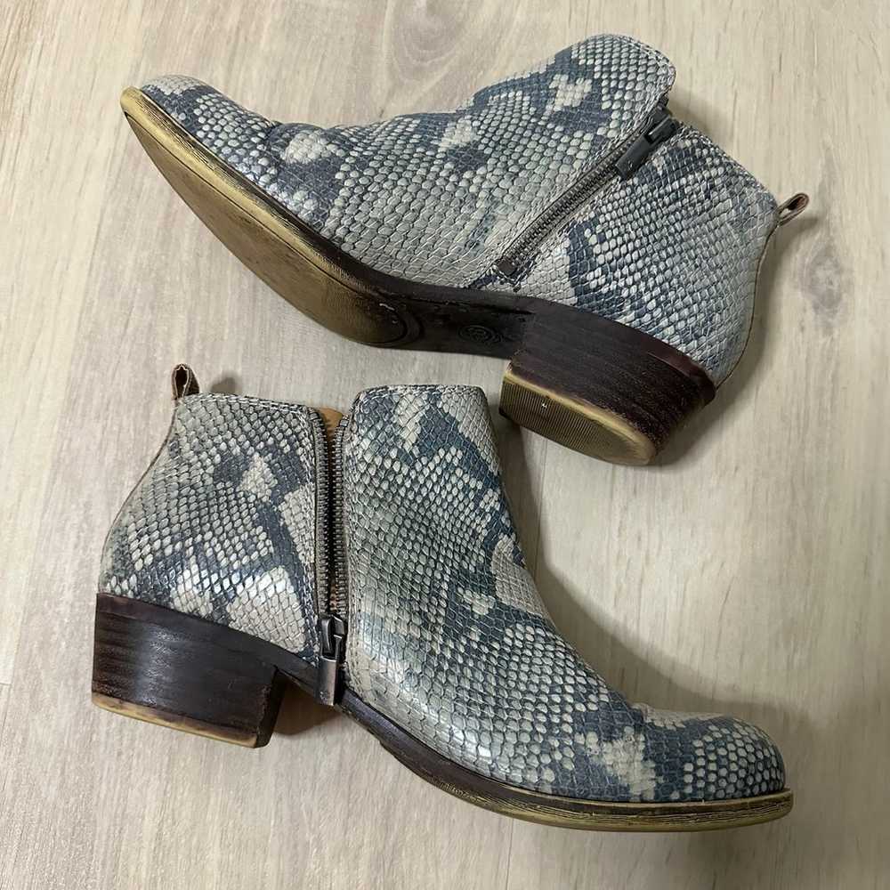 Snakeskin ankle booties - Lucky Brand - image 2