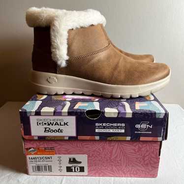 Skechers On The Go Joy Walk Slip On Fur Lined Ank… - image 1