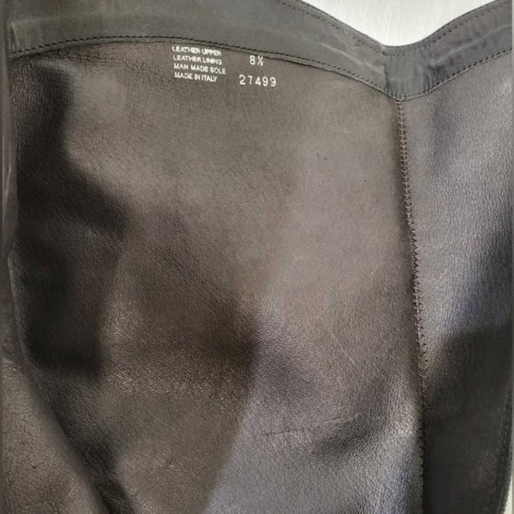 Garnet Hill Boots Size 8.5 Leather Upper Color Bl… - image 6