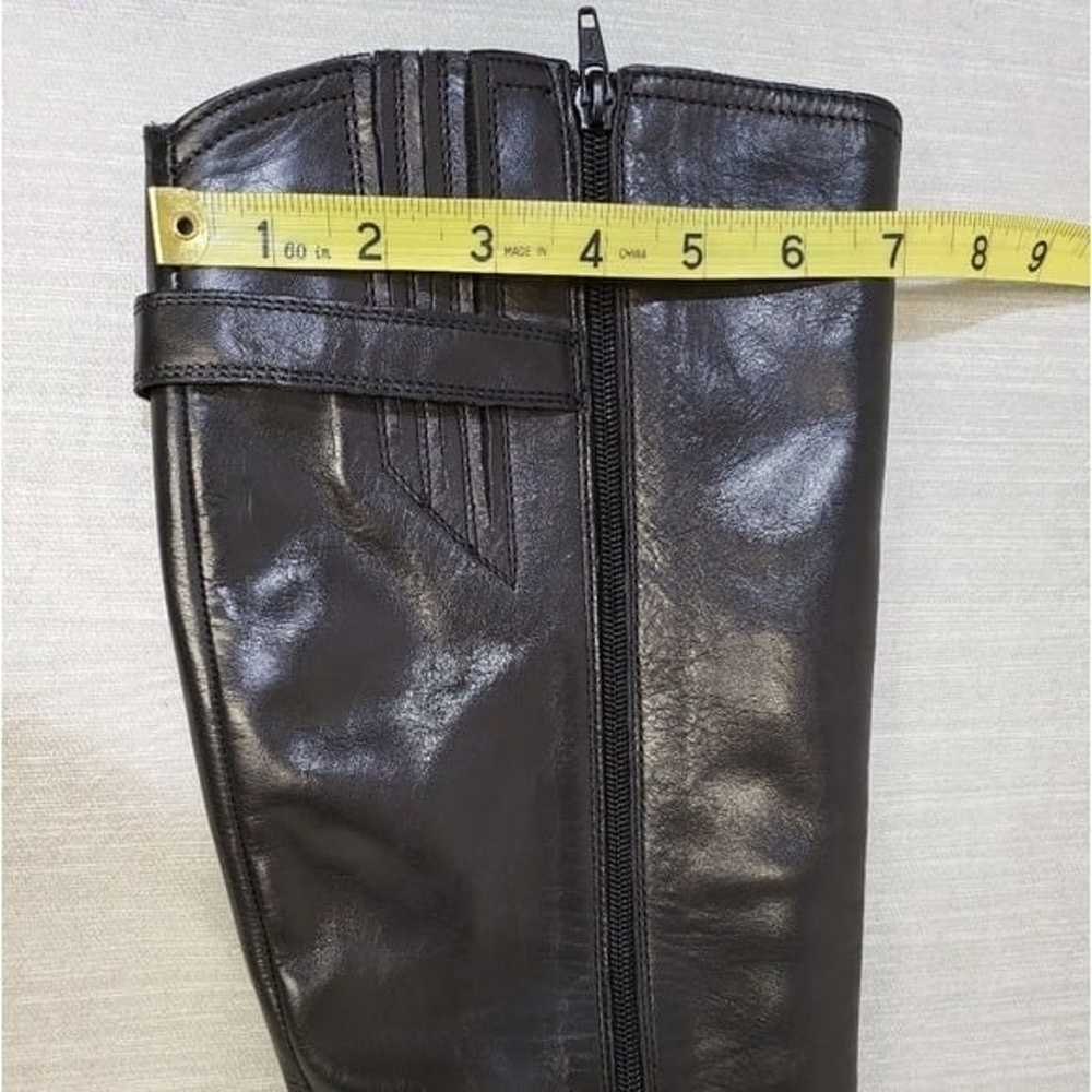 Garnet Hill Boots Size 8.5 Leather Upper Color Bl… - image 8