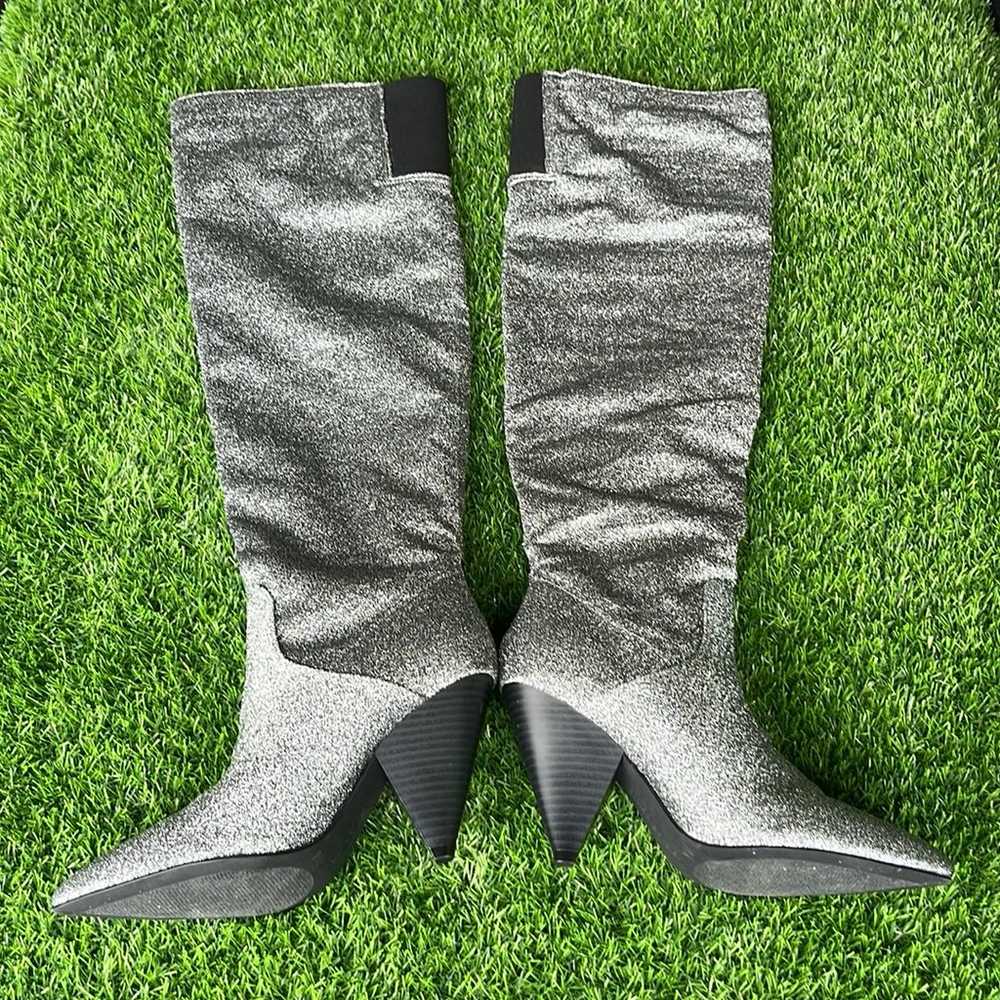 Indigo Rd. Silver Knee High Boots - image 2