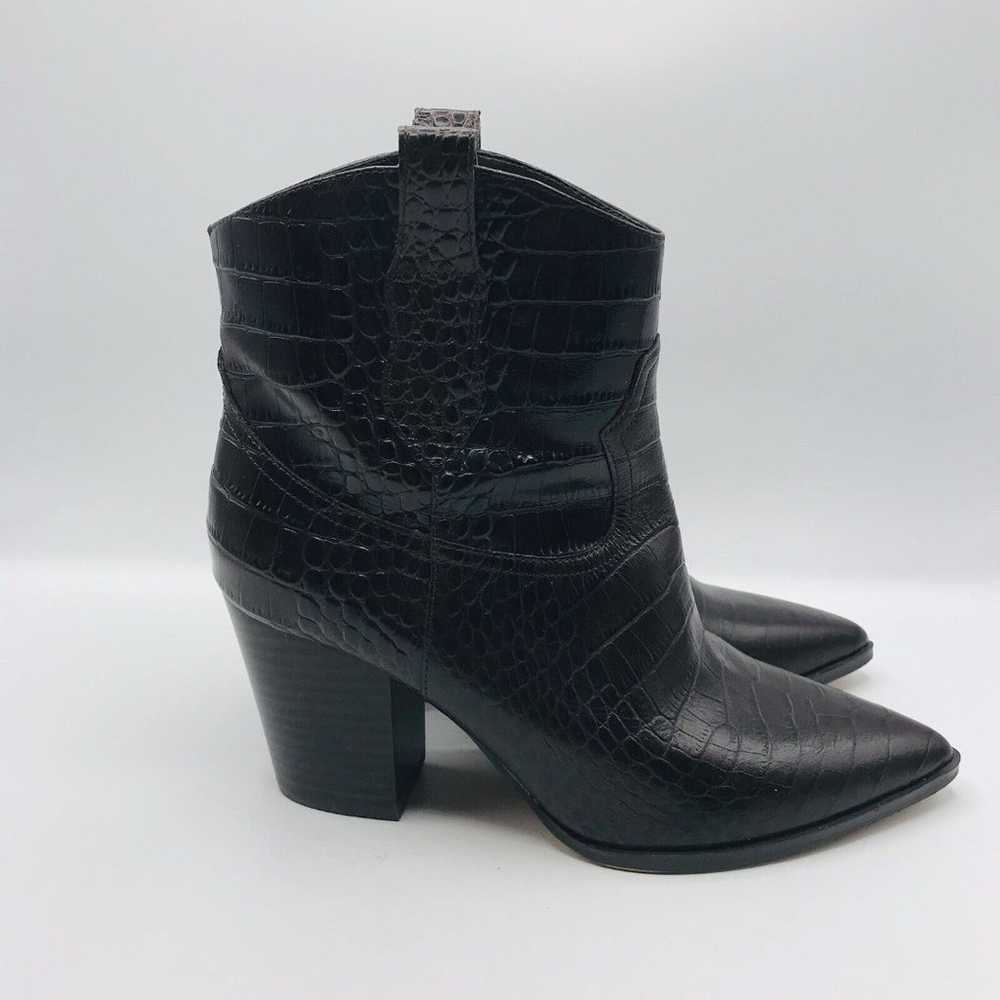 Gibson Latimer Booties Ankle Cow Leather Brown Sn… - image 2