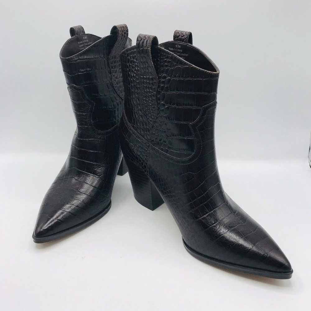 Gibson Latimer Booties Ankle Cow Leather Brown Sn… - image 7