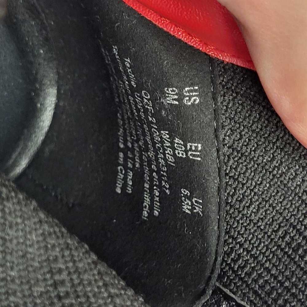 DKNY Warbi Black Knit Wedge Booties Women’s Size … - image 9