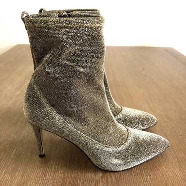 Sam Edelman Glitter Boots Womens 8 Olson Gold Bro… - image 1