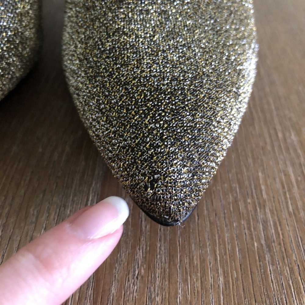 Sam Edelman Glitter Boots Womens 8 Olson Gold Bro… - image 4