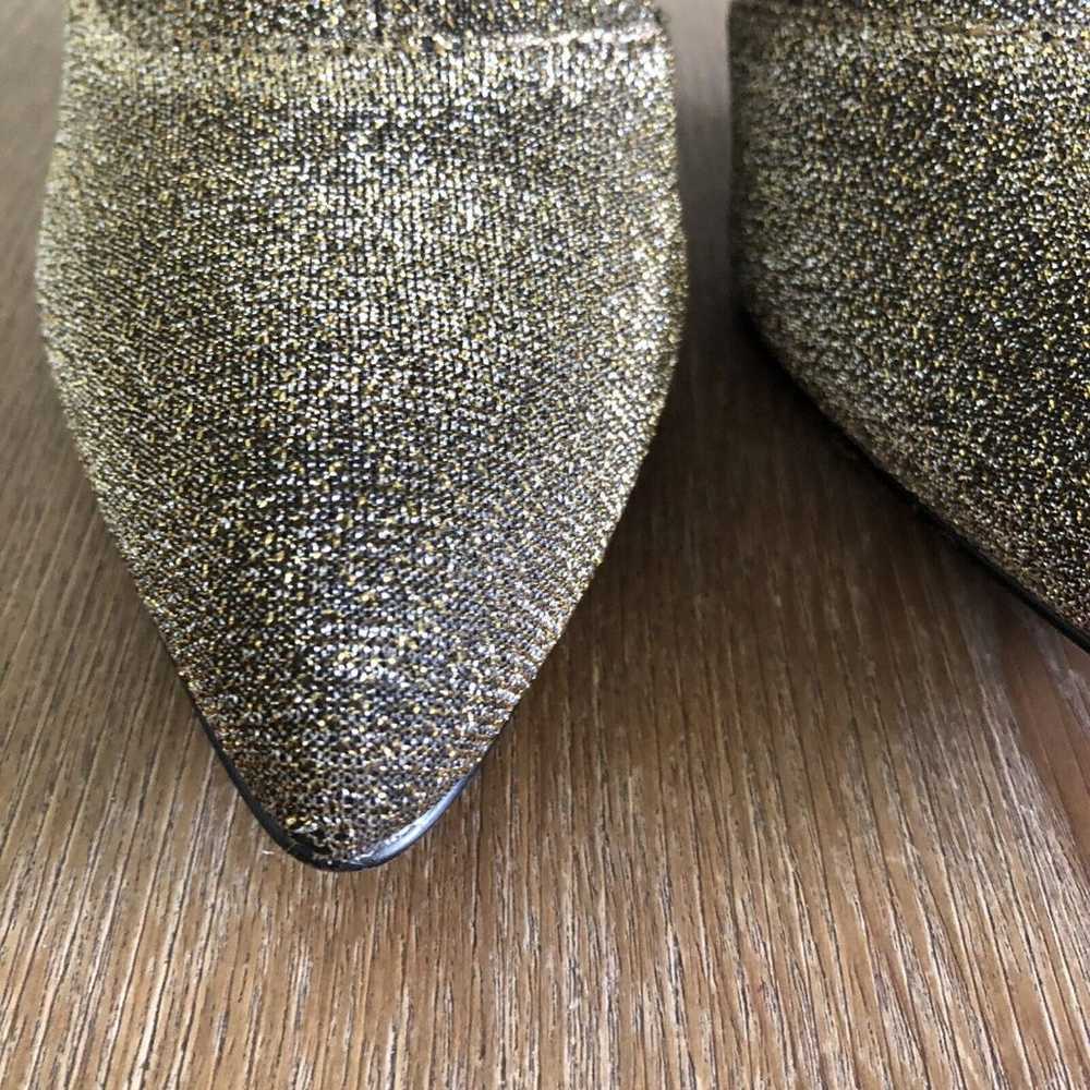 Sam Edelman Glitter Boots Womens 8 Olson Gold Bro… - image 5