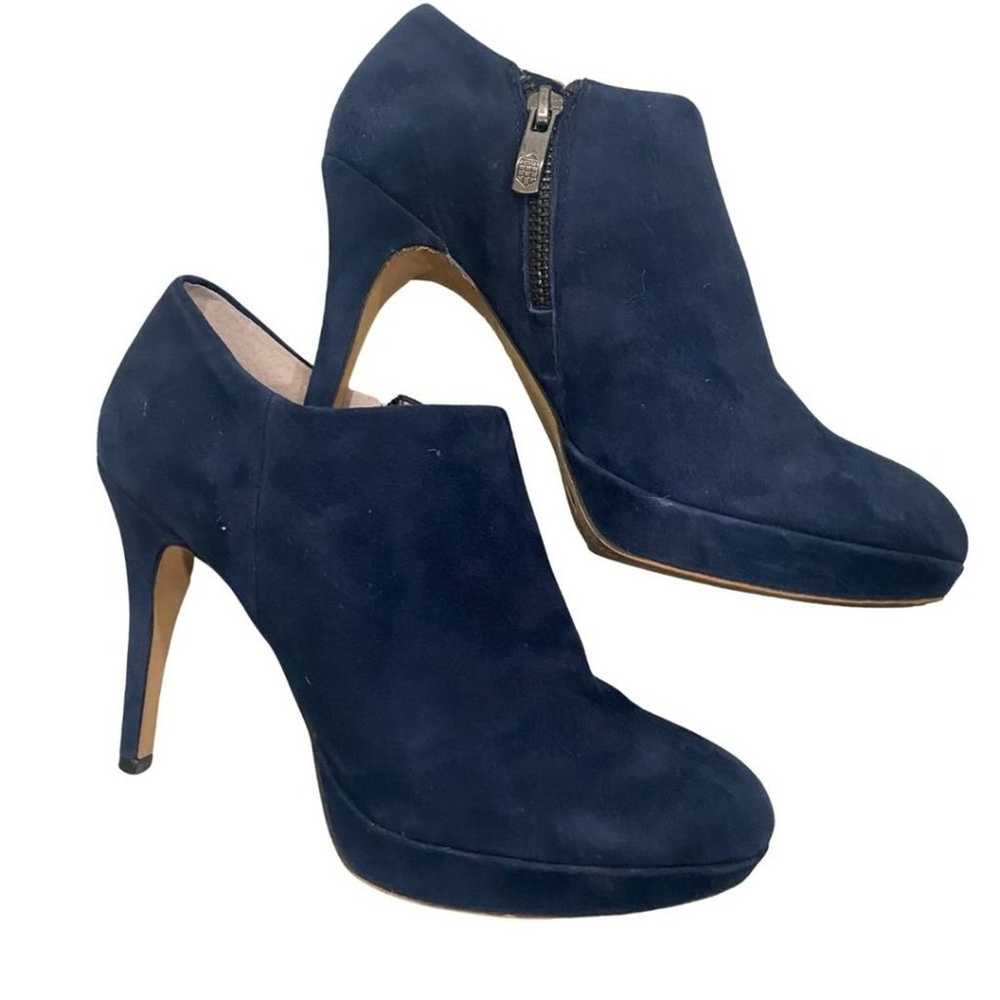 Vince Camuto Elvin Bootie Ankle Boot Blue Suede 7 - image 10