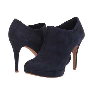 Vince Camuto Elvin Bootie Ankle Boot Blue Suede 7 - image 1