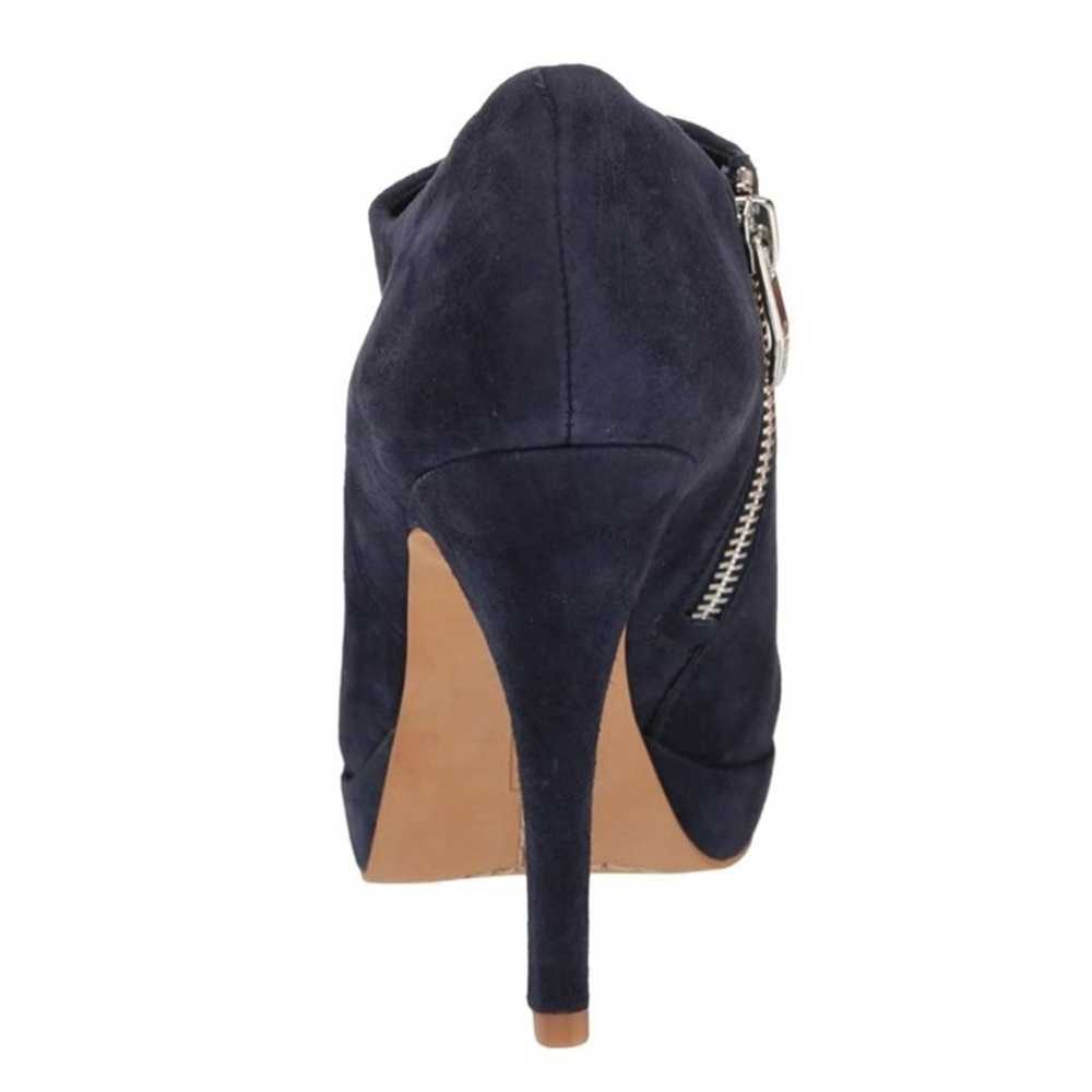 Vince Camuto Elvin Bootie Ankle Boot Blue Suede 7 - image 4