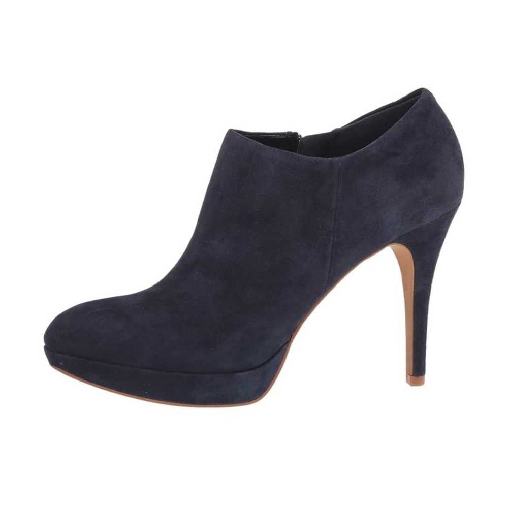 Vince Camuto Elvin Bootie Ankle Boot Blue Suede 7 - image 7