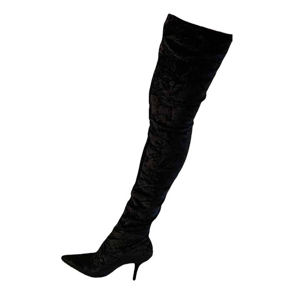 Paris Texas Velvet boots - image 1