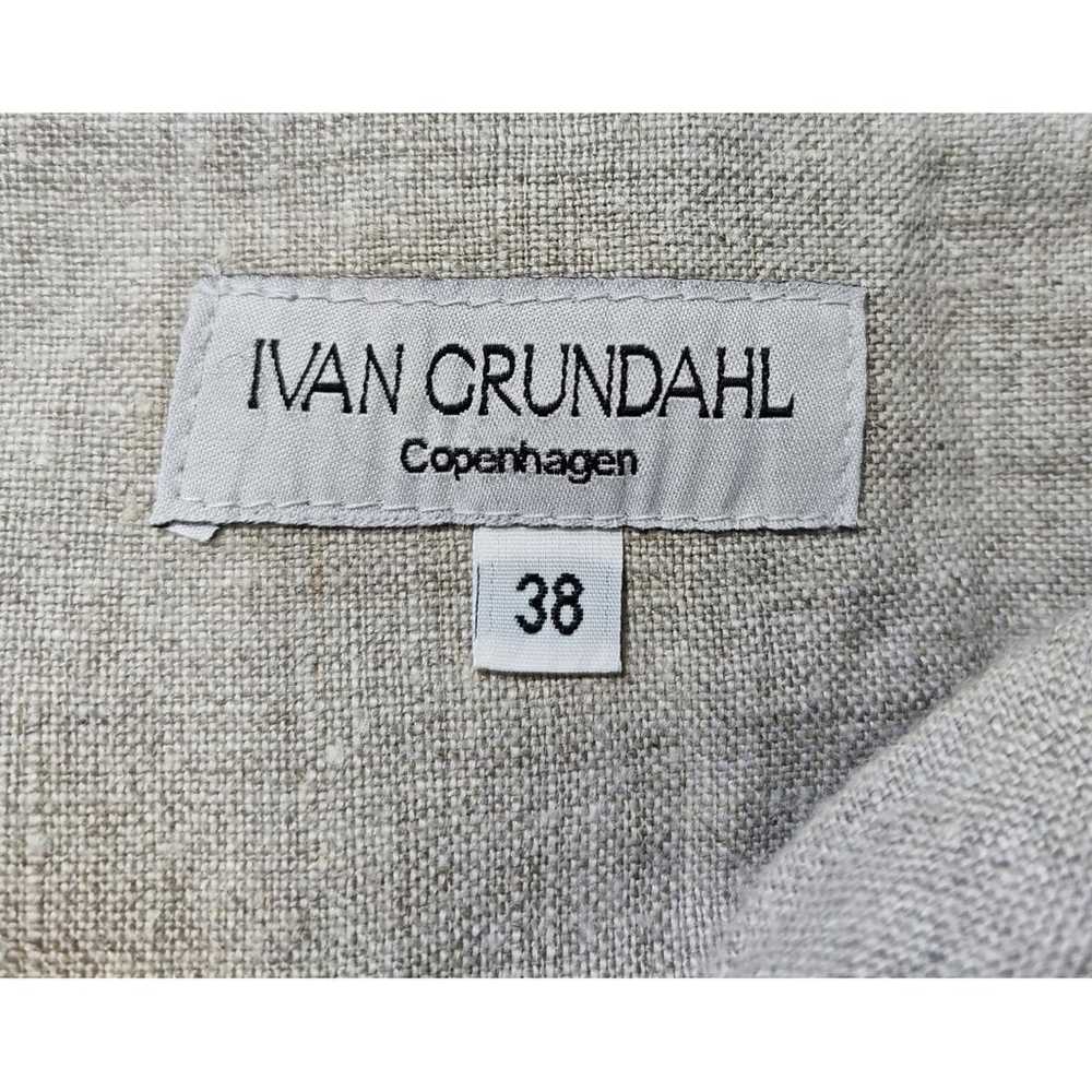 Ivan Grundhal Linen mid-length skirt - image 4