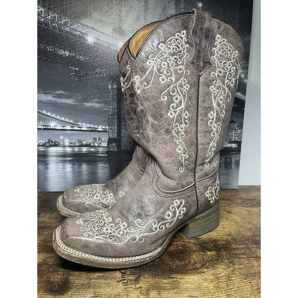 Corral Embroidered Western Boot's Teen Girl Size … - image 1