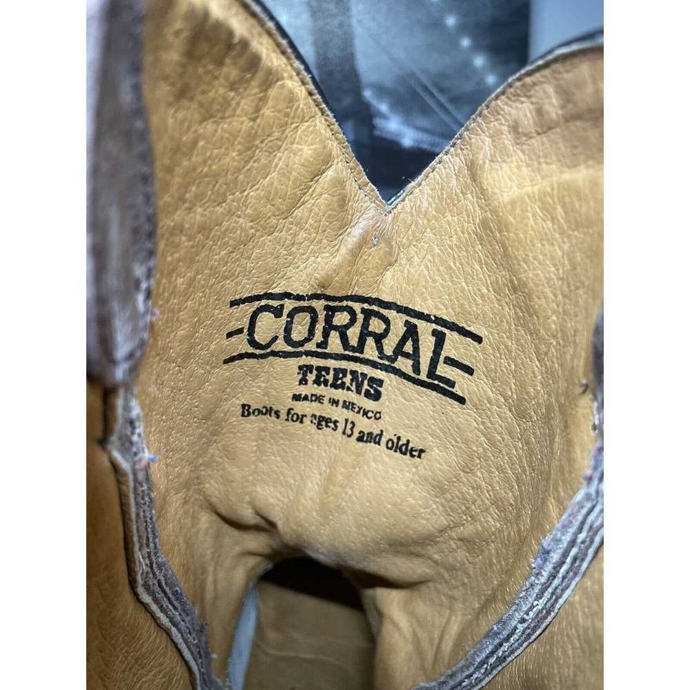 Corral Embroidered Western Boot's Teen Girl Size … - image 6