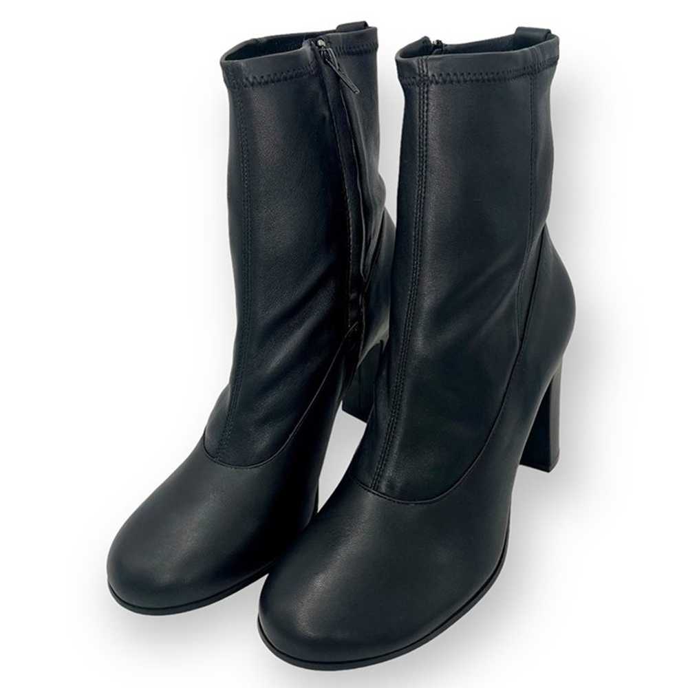 Ted Baker Marshah Leather Boots Black Block Heel … - image 3