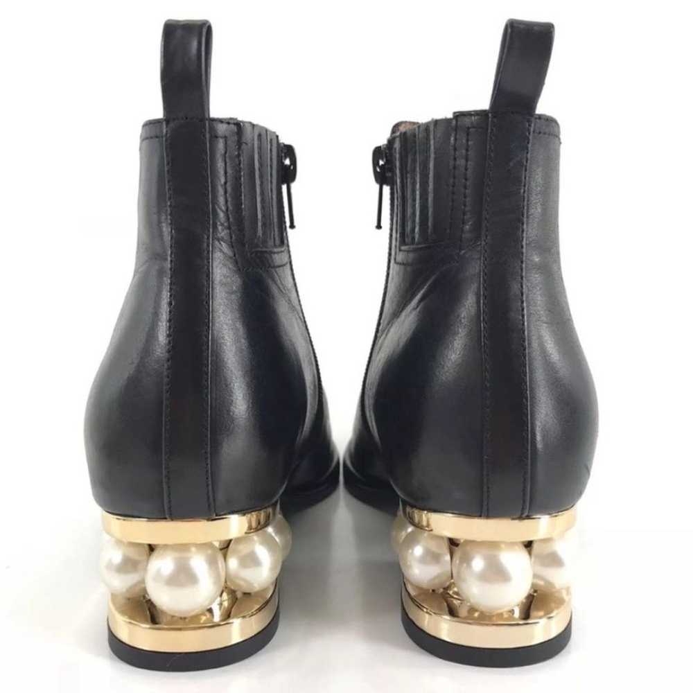JEFFREY CAMPBELL Orlando Black Leather and Pearl … - image 6