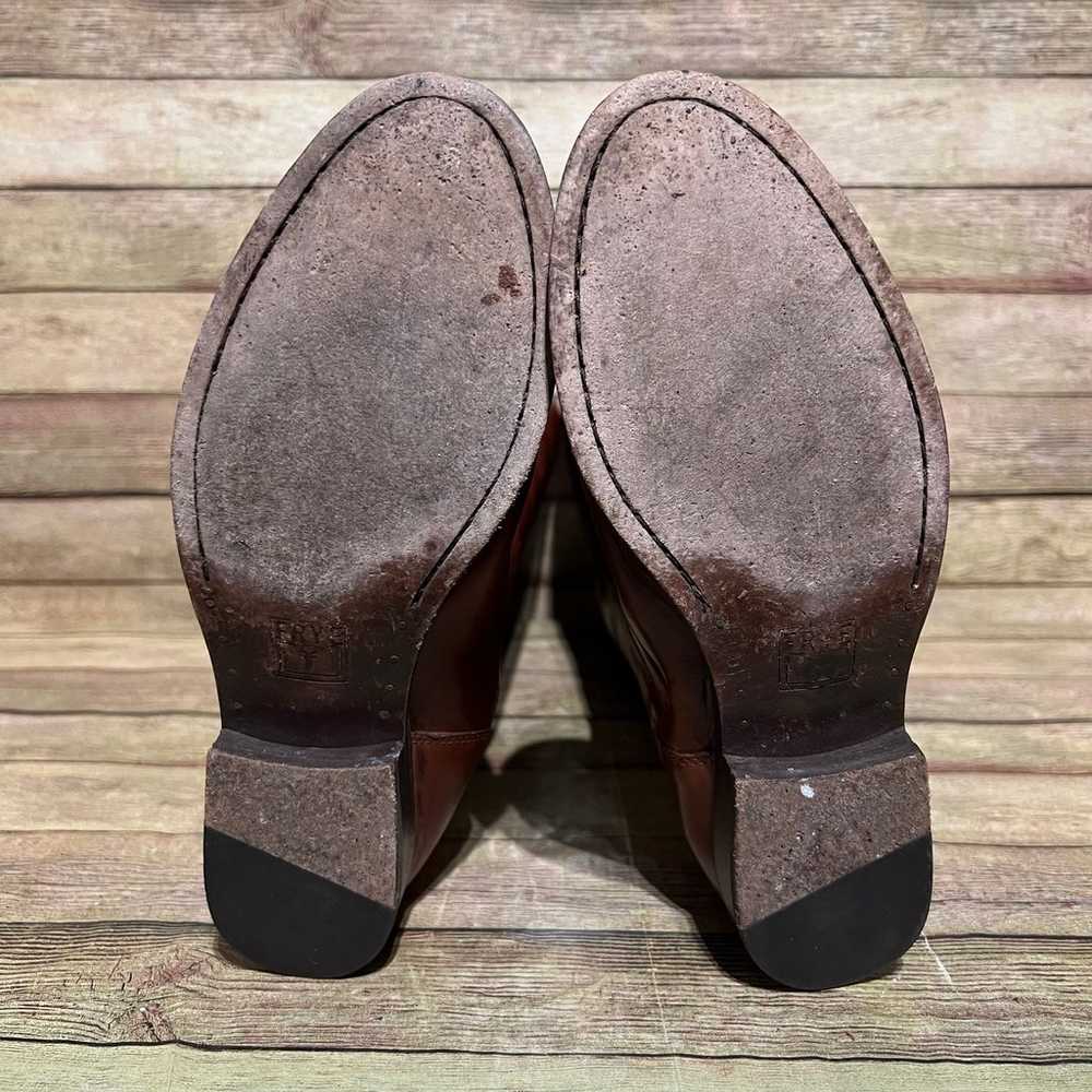 Frye Redwood Leather Melissa Back Zip Boots - image 10