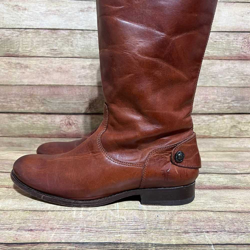 Frye Redwood Leather Melissa Back Zip Boots - image 2