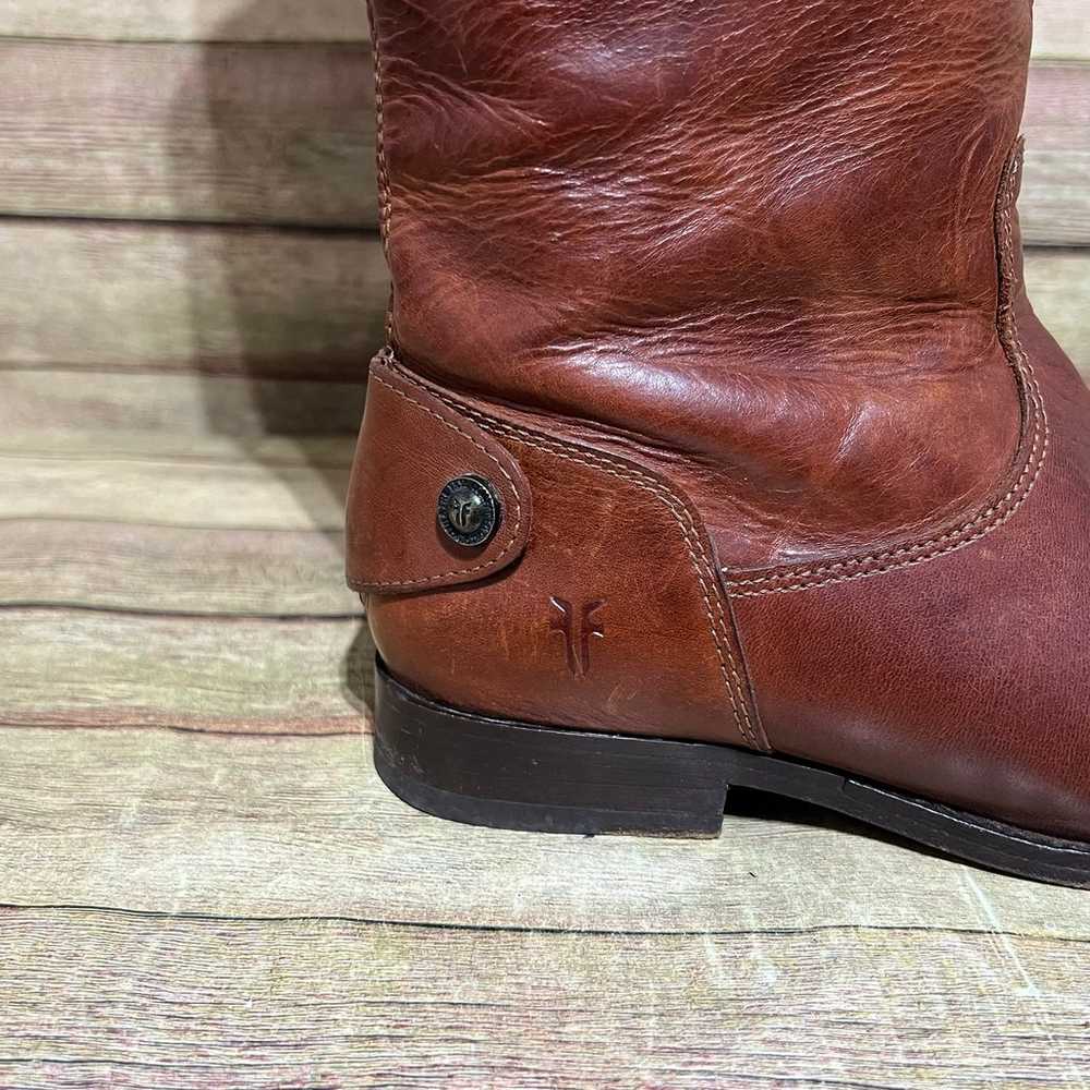 Frye Redwood Leather Melissa Back Zip Boots - image 5