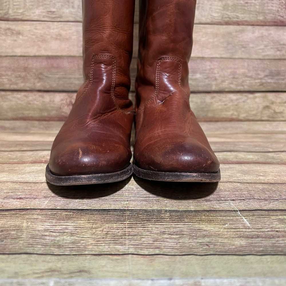 Frye Redwood Leather Melissa Back Zip Boots - image 6