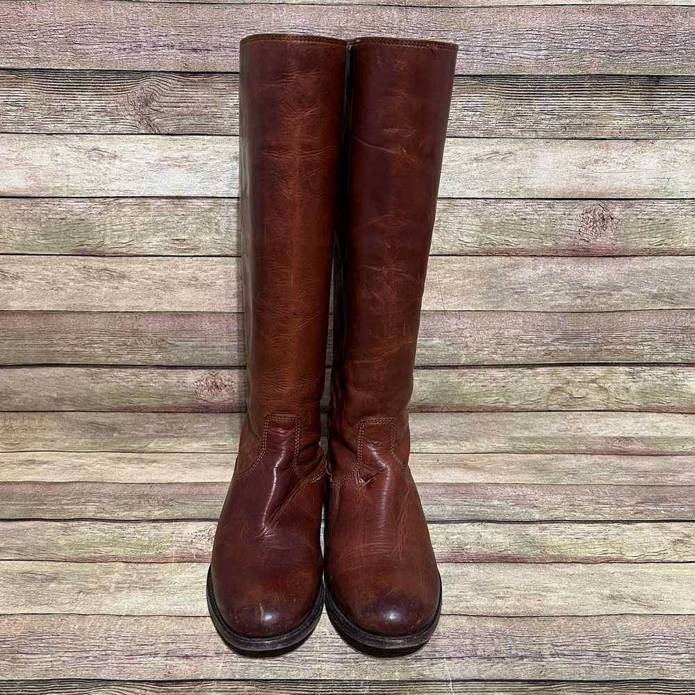 Frye Redwood Leather Melissa Back Zip Boots - image 7