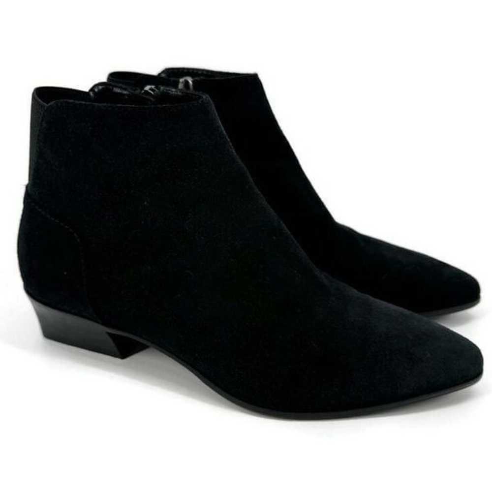 Aquatalia Fire Suede Ankle Boot Booties Black 7 - image 1