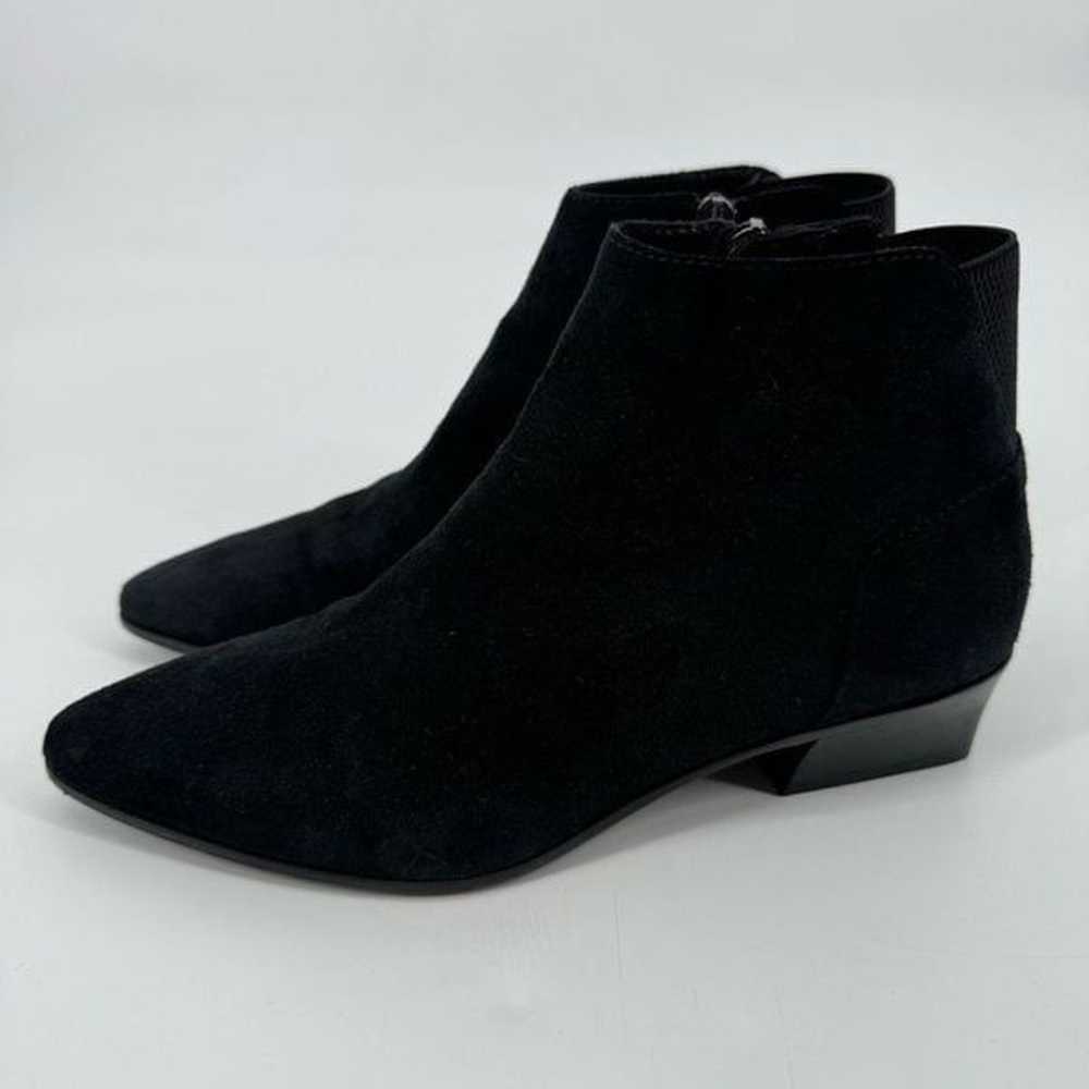 Aquatalia Fire Suede Ankle Boot Booties Black 7 - image 3