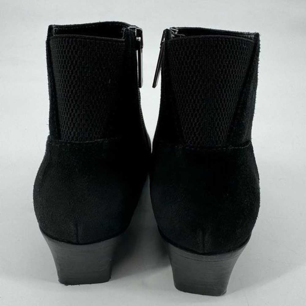 Aquatalia Fire Suede Ankle Boot Booties Black 7 - image 4