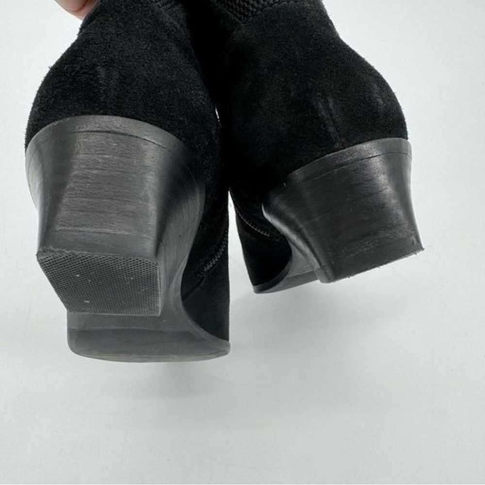 Aquatalia Fire Suede Ankle Boot Booties Black 7 - image 6