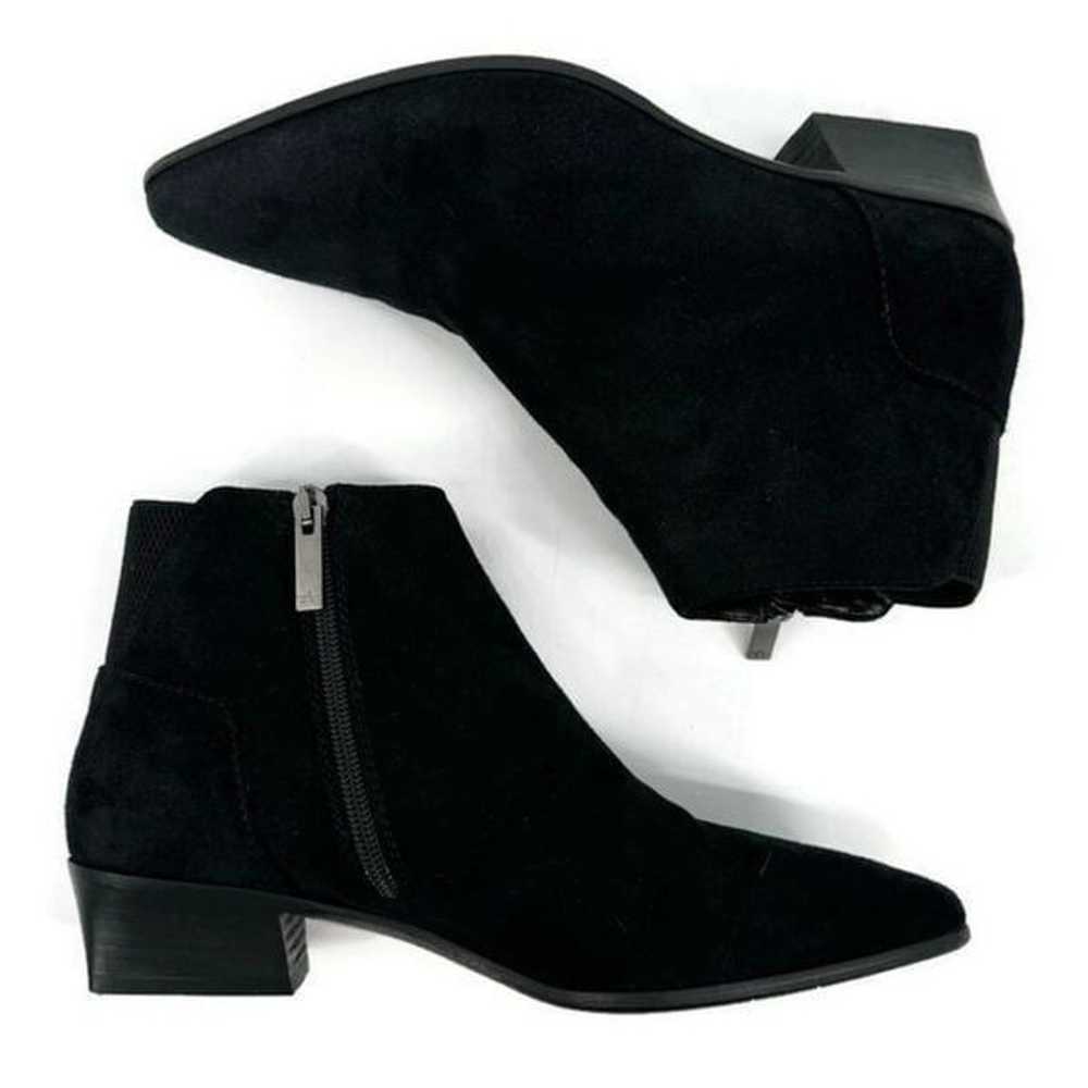 Aquatalia Fire Suede Ankle Boot Booties Black 7 - image 9
