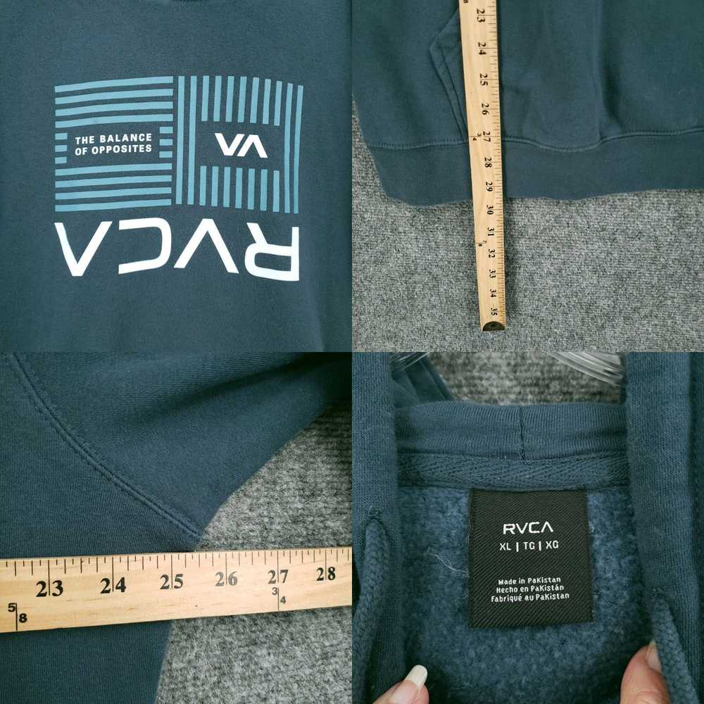 Rvca RVCA Hoodie Mens XL Extra Large Green Long S… - image 4