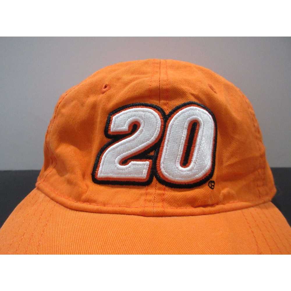 Vintage Nascar Hat Cap Strap Back Orange Tony Ste… - image 2