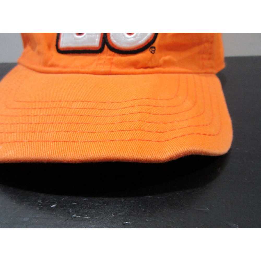 Vintage Nascar Hat Cap Strap Back Orange Tony Ste… - image 3