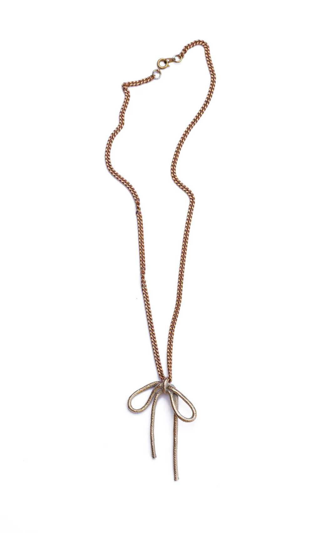 Watersandstone Little Bow Necklace - image 1