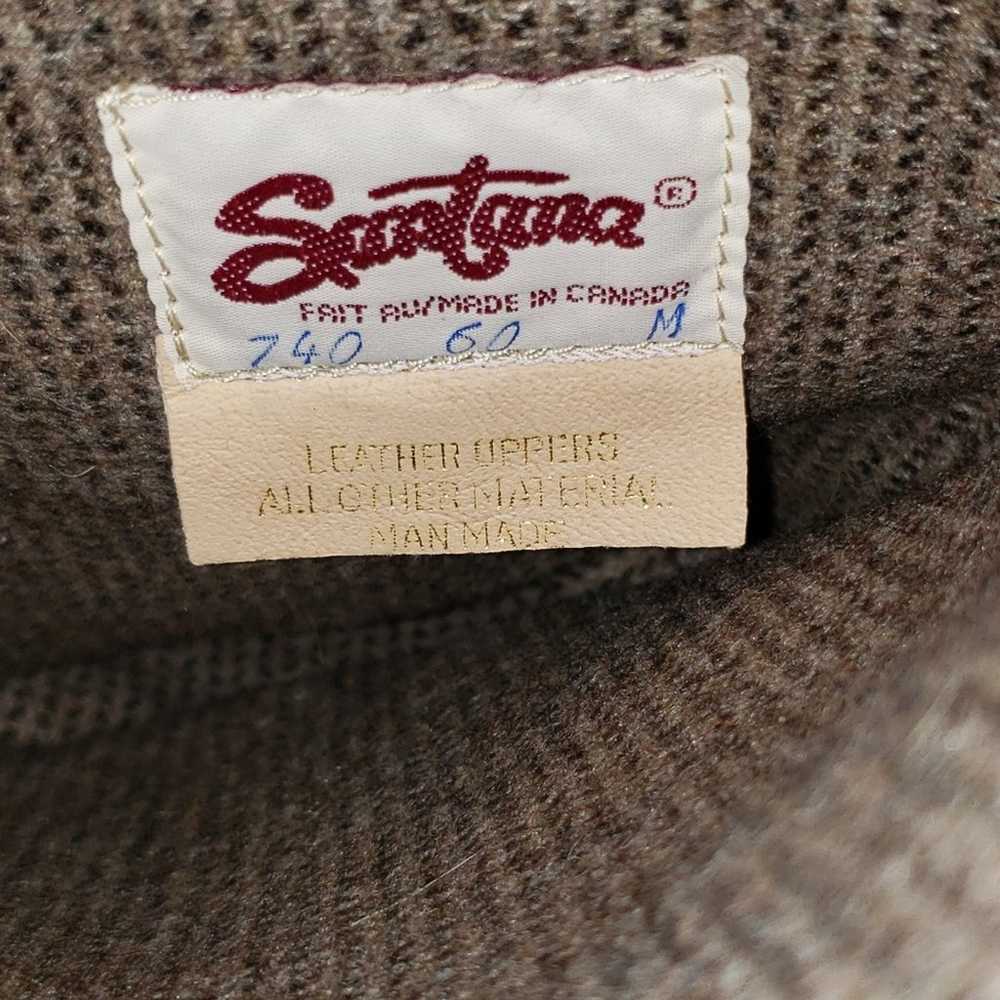 Vintage Santana Canada Tan Leather Warm Winter Li… - image 6