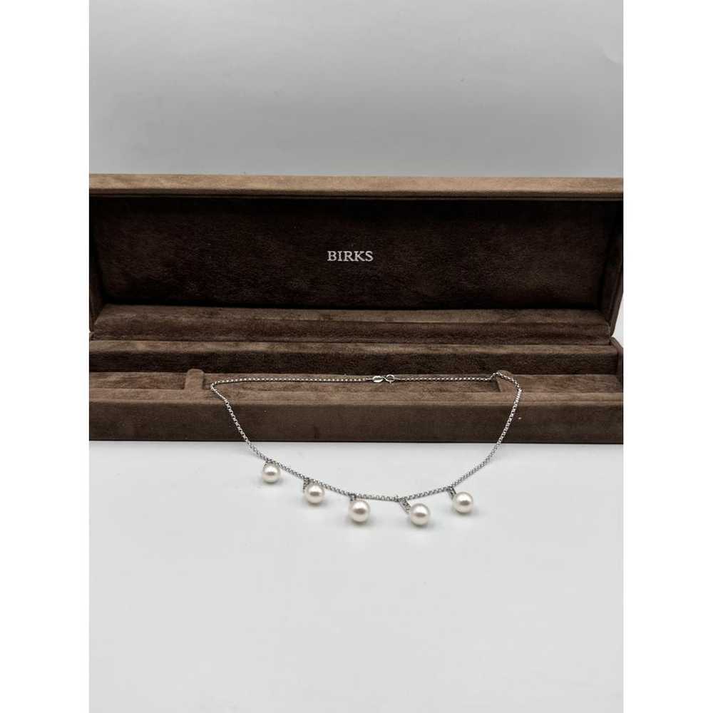 Maison Birks White gold long necklace - image 10