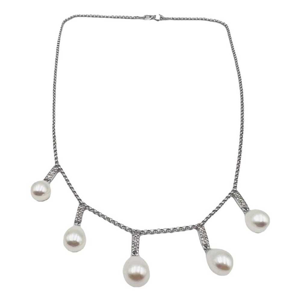 Maison Birks White gold long necklace - image 1
