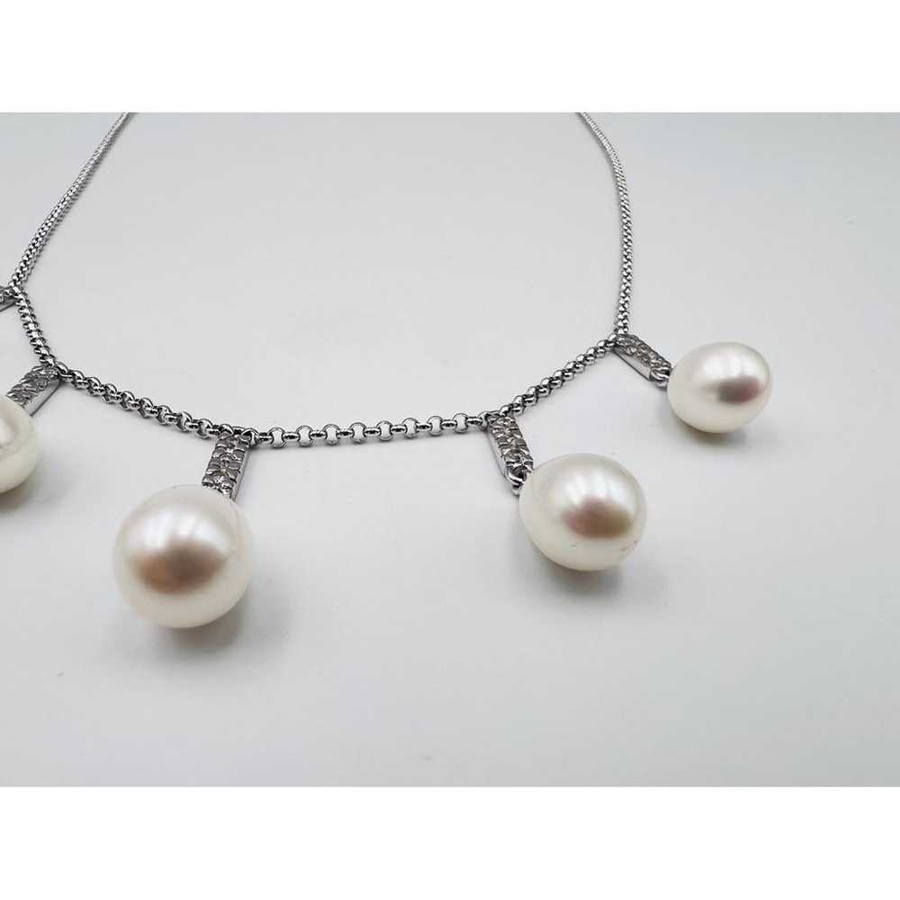 Maison Birks White gold long necklace - image 4
