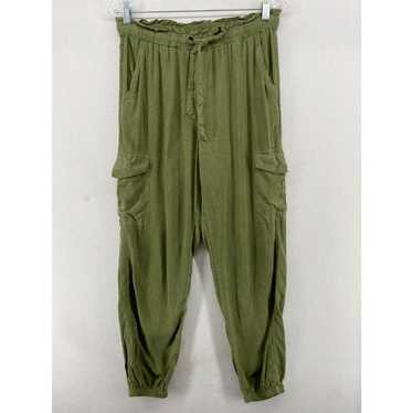 Vintage AERIE Pants Womens XS Linen Blend Cargo Jo