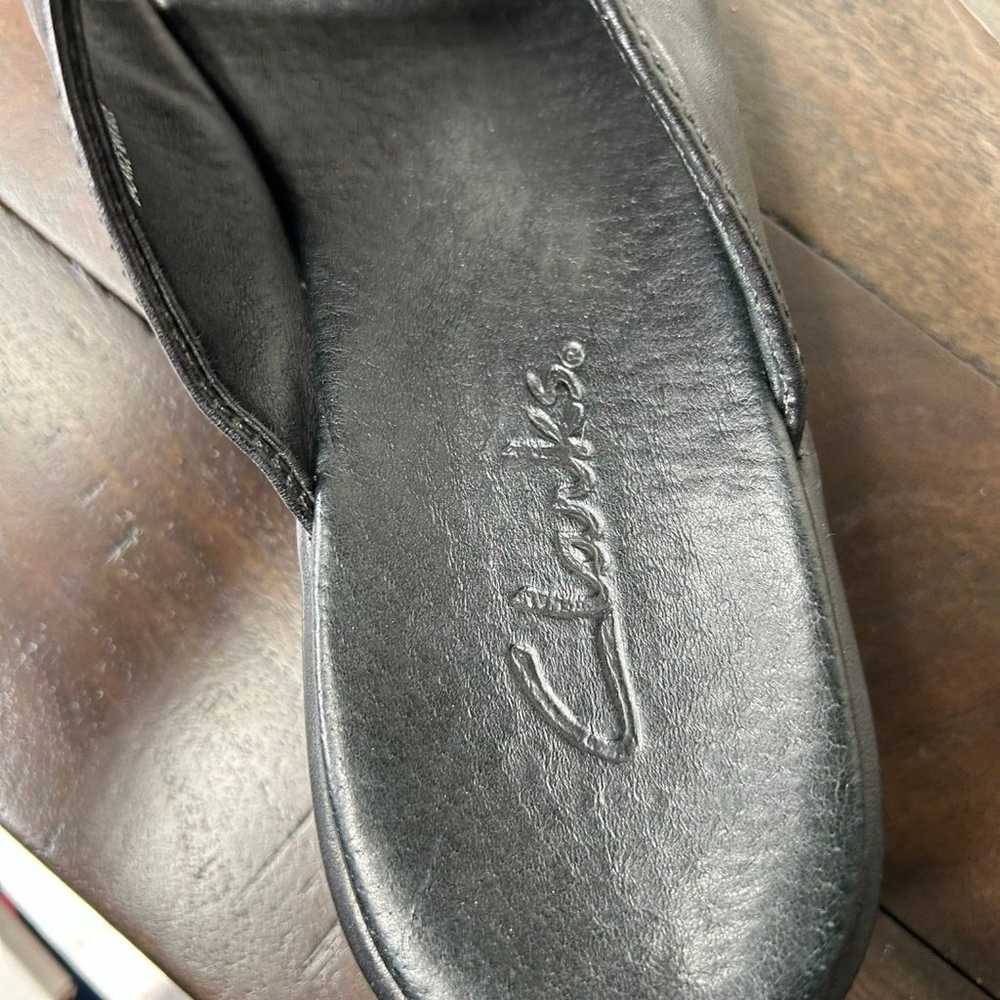 Vintage 90s 1990s 2000s y2k square toe sandals bl… - image 8