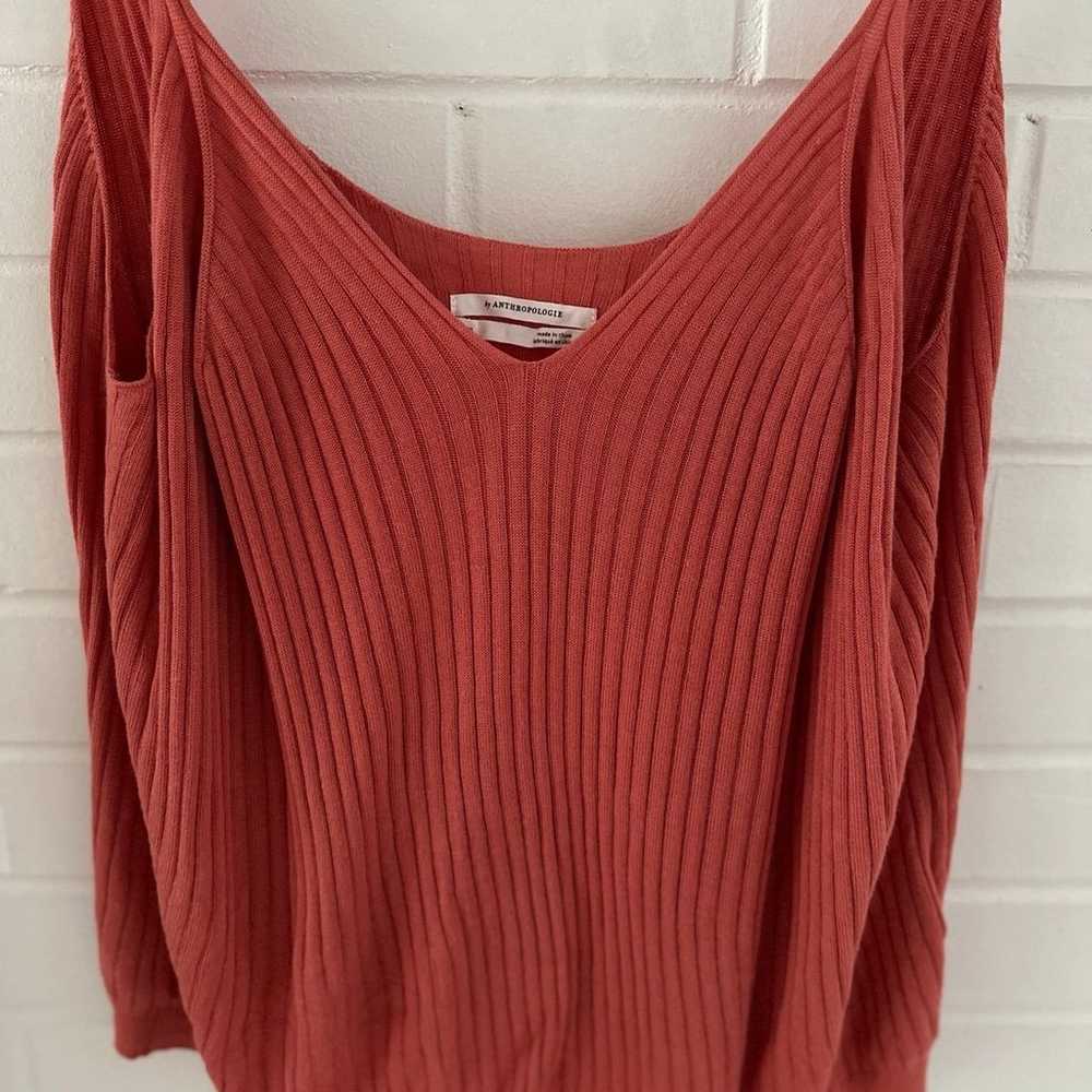 Anthropologie Summer Ribbed Tank Top - image 3