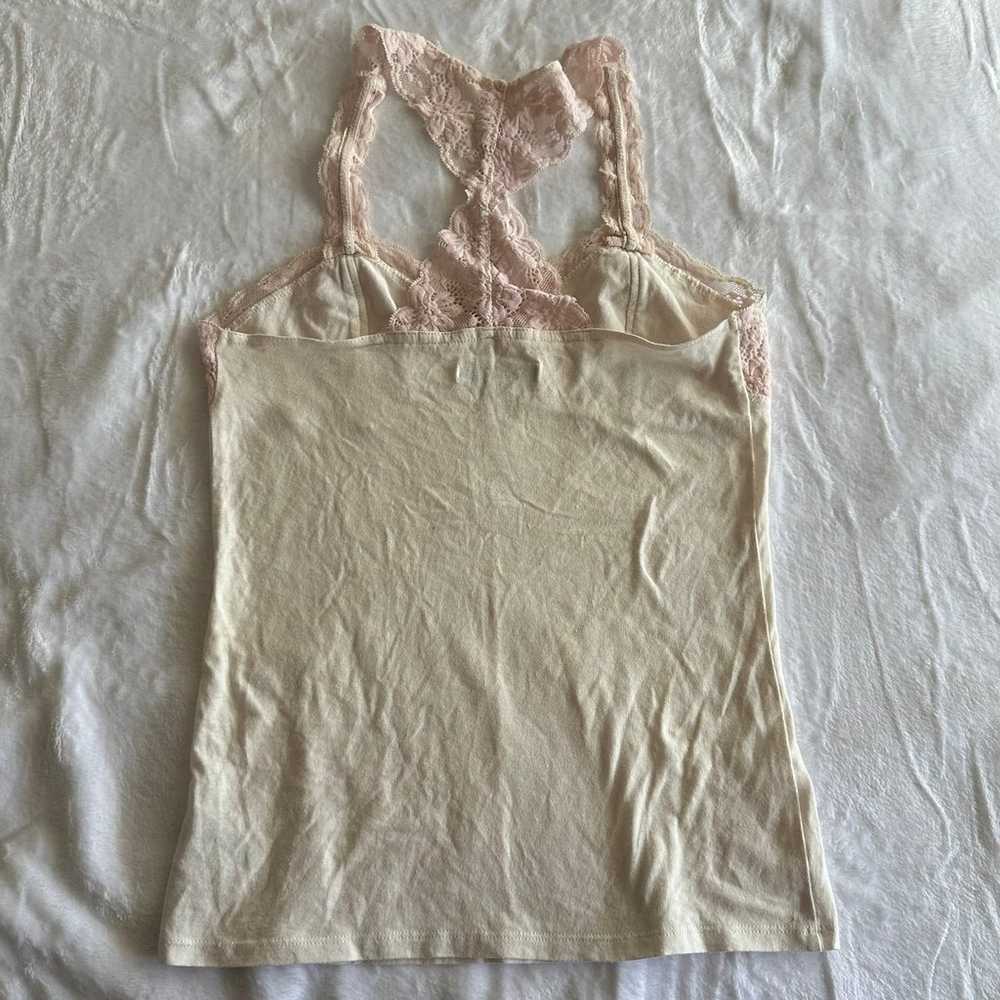 Cute Pink Lace Tank Top - image 3